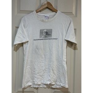 Vintage All Sports Events Olympic Swimmers Dared To dream T Shirt Size S